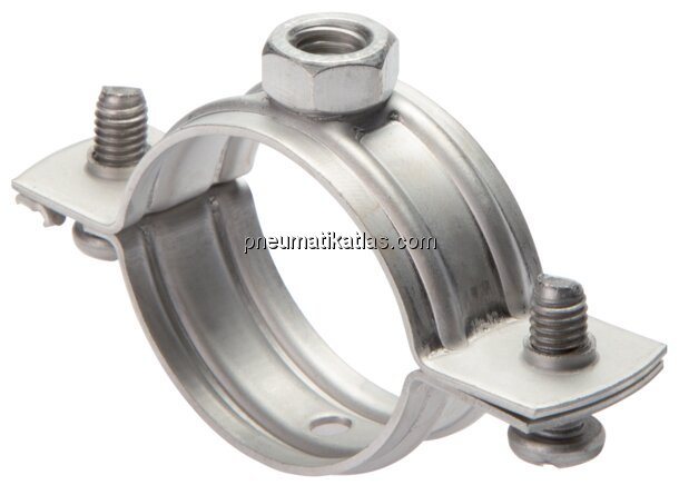 Exemplarische Darstellung: Edelstahl-Rohrschelle o