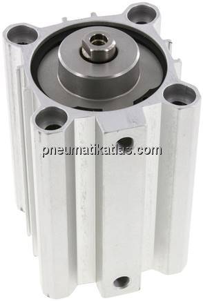 Kurzhubzylinder, doppeltwirkend, Kolben 63mm, Hub 80mm