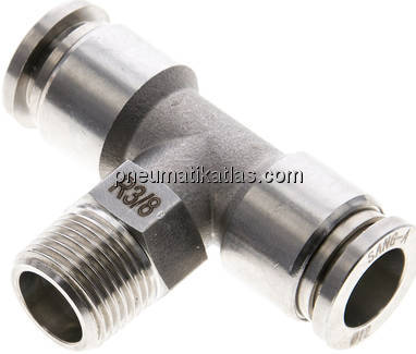 T-Steckanschluss R 3/8"-12mm, IQS-ES LE/IQS-PVDF