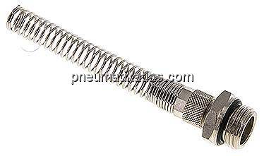 Gerade Verschraubung G 1/2"-10x8mm mit Knickschutz