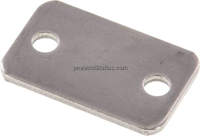 Deckplatte, Edelstahl, Baugröße 3, leichte Baureihe