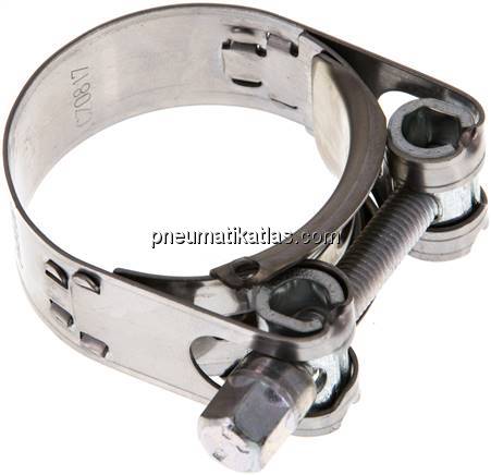 20mm Gelenkbolzenschelle, 43 - 47mm, 1.4016 (W2)