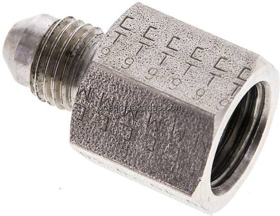 Reduziernippel UNF 7/16"-20(JIC-AG)-UNF 9/16"-18(JIC-IG)