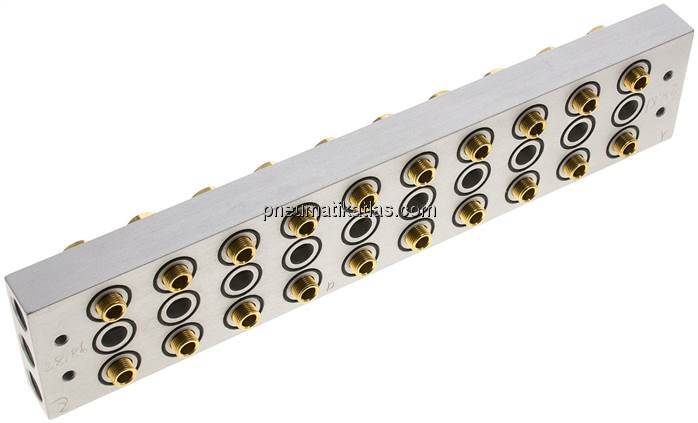 P-R-S-Leiste inkl. Hohlschrauben und Dichtungen für Ventilbaureihe M05 / P05