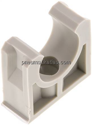 Rohrklemme 25mm, Polypropylen (grau)