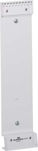 Wandhalter VARIO leer grau f. 10 Tafeln