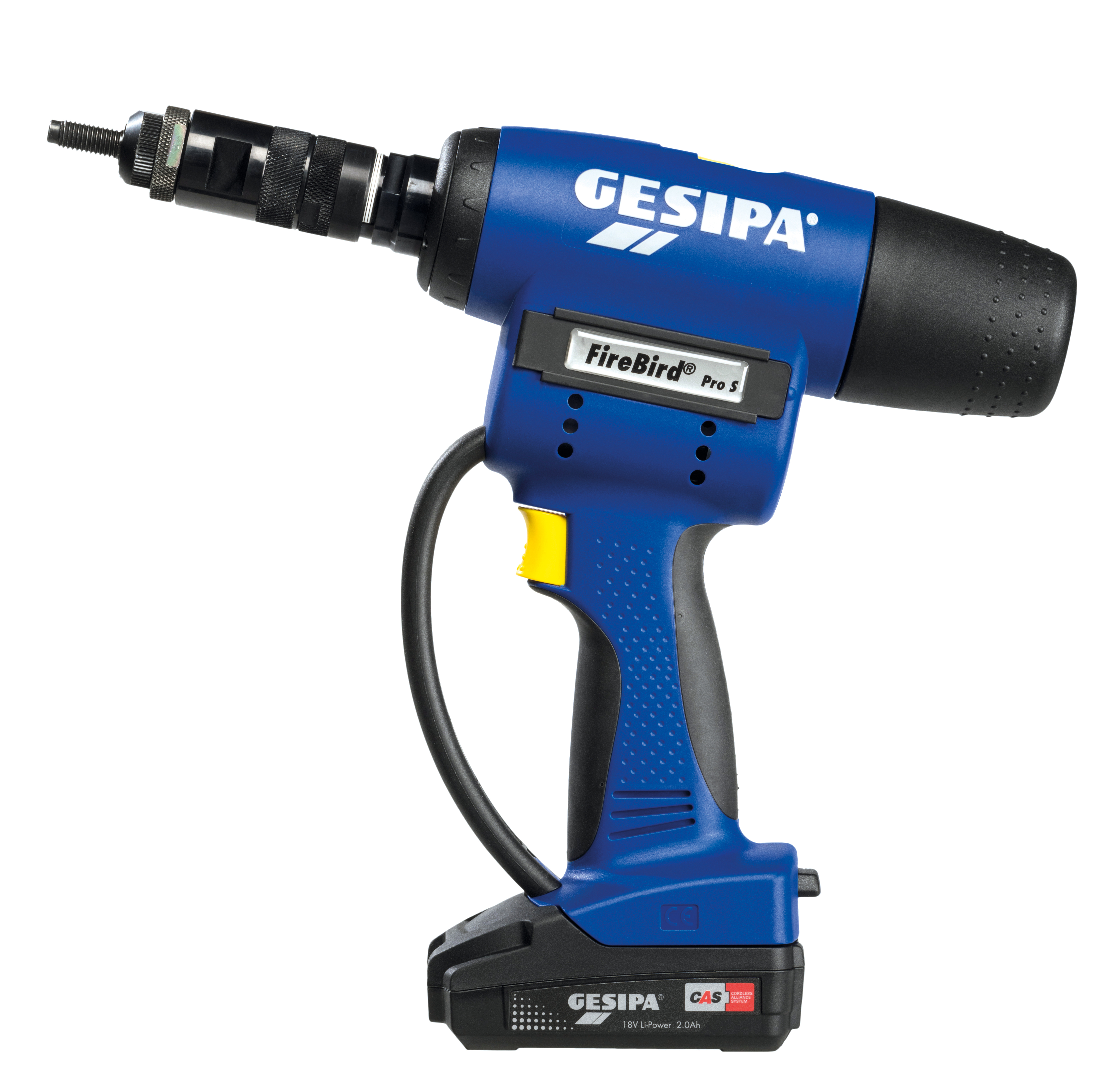 FireBird Pro S Gold Edition mit 1 Li-Ion Akku 18V - 2,0 Ah / Ladegerät in L-Boxx