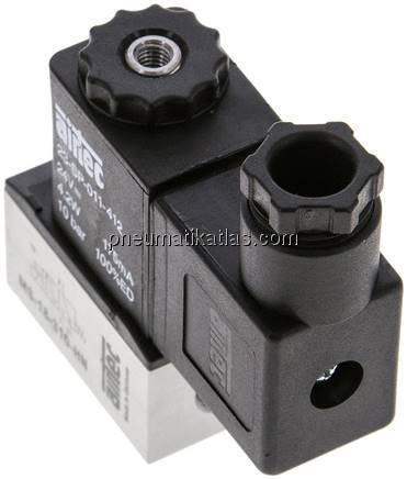 3/2-Wege Magnetventil, G 1/8", 24 V DC, Federrückstellung (NC)