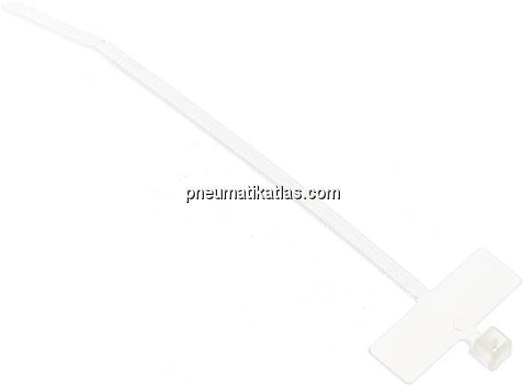 Kennzeichnungsbinder, 2,5x100 mm, Beschriftungsfeld innen