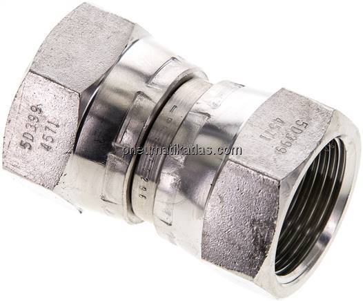 Gerader Verbinder 60°-Konus, G 3/4"-G 3/4", 1.4571