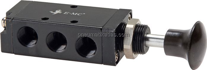 Exemplarische Darstellung: 5/2-Wege Axial-Handhebe