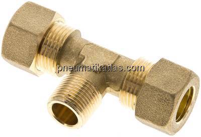 T-Klemmringverschraubung R 3/8"-14 (M20x1,5)mm, Messing