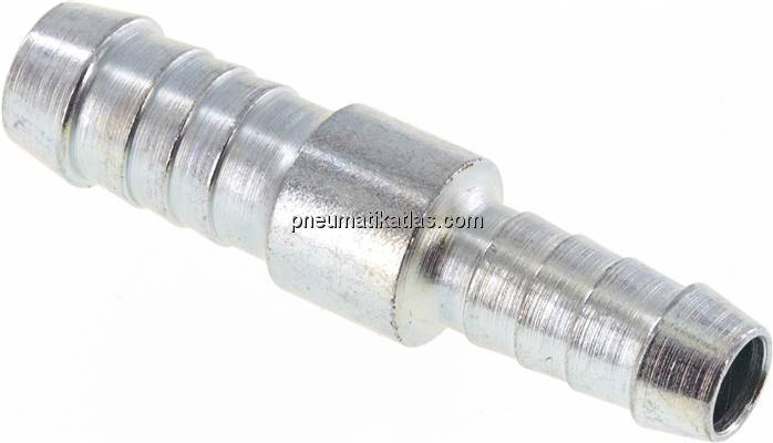 Schlauchverbinder 9 - 10mm / 7 - 8mm, Stahl verzinkt