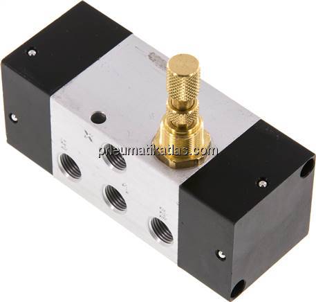 5/2-Wege Zeitventil, 1 - 10 Sekunden, Reaktion verzögert