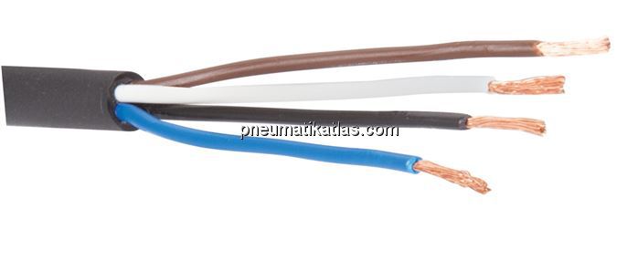 Exemplarische Darstellung: Kabelende (4-adrig)