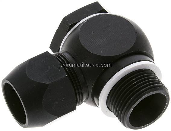 Winkel-Verschraubung G 3/4"-20x13mm, Aluminium