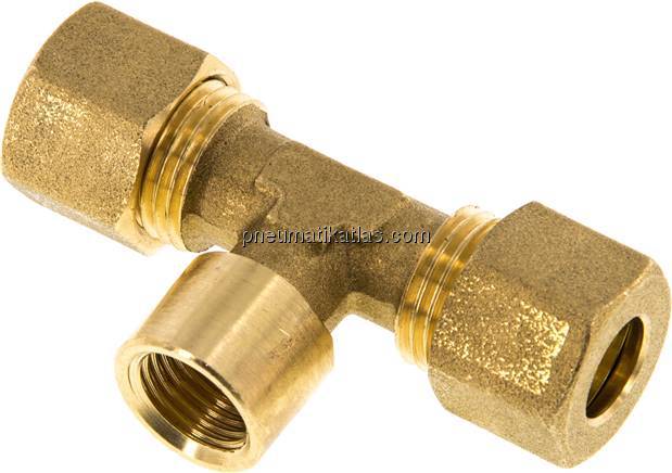 T-Klemmringverschraubung G 1/4"-10 (M16x1,5)mm, Messing