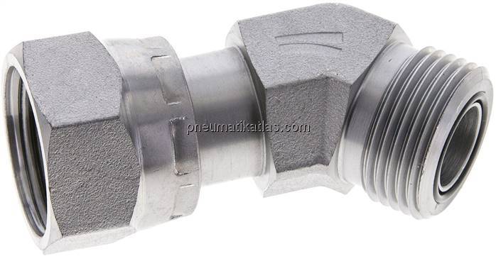 ORFS-45°-Winkelverschraubung UN 1-3/16"-12(IG/AG)