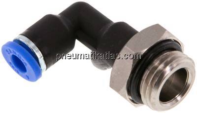 Winkel-Steckanschluss, lang G 1/4"-4mm, IQS-Standard