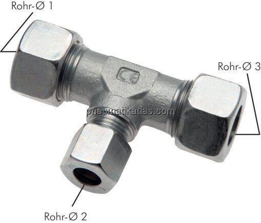 Exemplarische Darstellung: T-Verschraubung mit red