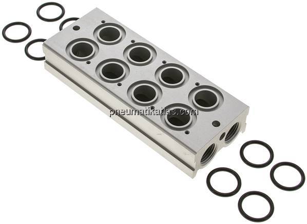 Reihenleiste (4-fach) für SF6000 (3/2-Wege)