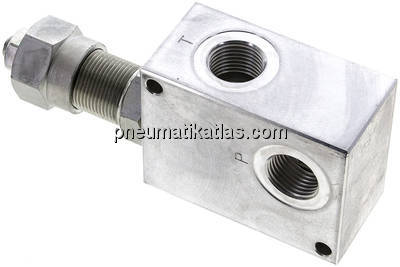 Druckbegrenzungsventil 3x G 1/2", 80 - 250 bar, max. 80 l/min