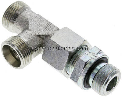 Einstellb. L-Schneidringverschraubung G 1/2"-15 L (M22x1,5), ohne Mutter & Schne