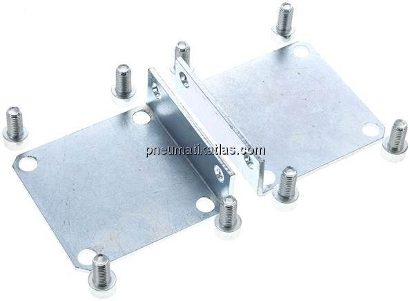 2 Stk. Fußwinkel für 50mm kolbenstangenlosen Zylinder