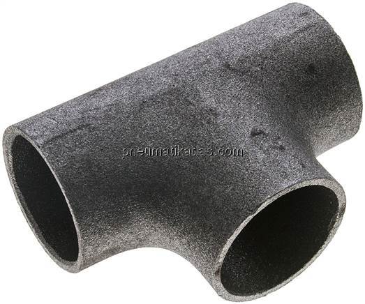 T-Stück 60,3x2,9mm, P235GH-TC1 Stahl schwarz nahtlos, EN 10253 Typ A (DIN 2615)