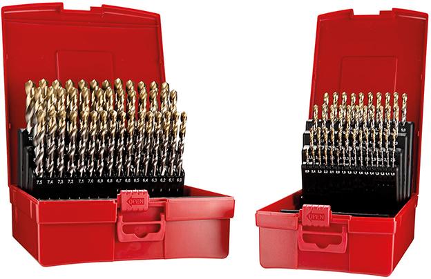 Spiralbohrer Set 1-10mm x0,1 A002 in Box 118G Typ N 4xD 91tlg. Tin Tip A095209 Dormer