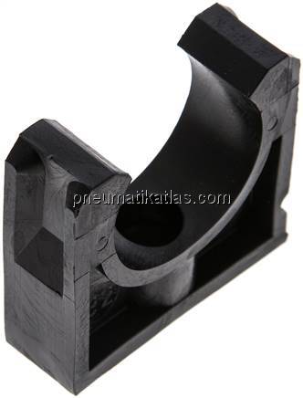 Rohrklemme 32mm, Polyethylen (schwarz)