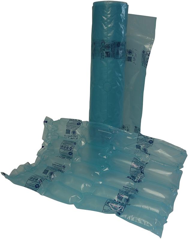 Luftpoltermatten 420x320mm, 2 Rl. a 200 m m. blauem Engel Aufdruck