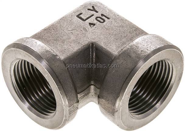 Hochdruck-90°-Winkel NPT 1" (IG), V4A