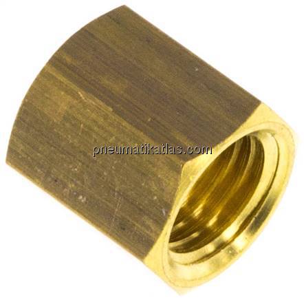 Überwurfmutter f. Klemmringverschraubung 4 (M8x1)mm, Messing