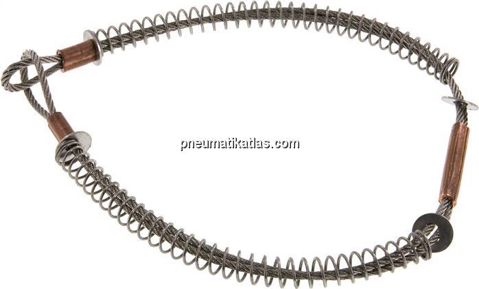 Schlauchsicherungskabel 13 - 35mm, 50cm lang