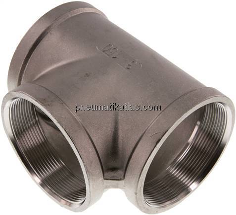T-Stück Rp 3" (IG), 1.4408