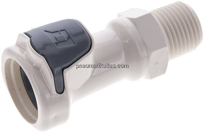 Kupplungsdose (HF) mit Außengewinde, Polysulfon