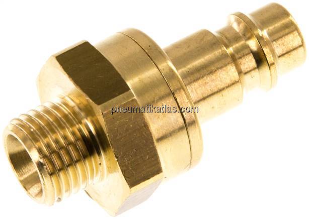 Kupplungsstecker (NW7,2) G 1/4"(AG), Messing
