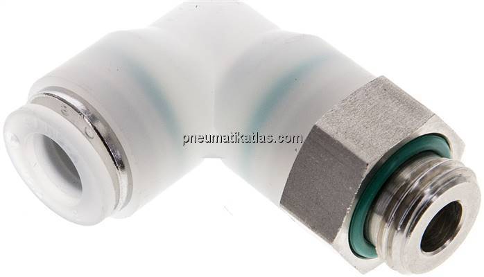 Winkel-Steckanschluss G 1/4"-8mm, IQS-ES LE/IQS-PVDF