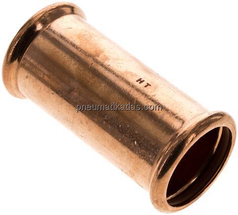 Pressfitting, Schiebemuffe, 42mm, Kupfer / Kupferlegierung