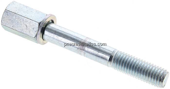 Aufbauschraube (je Klemmbackenpaar werden 2 Stück benötigt), Stahl verzinkt, Bau