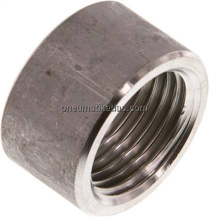 Anschweißmuffe Rp 1/2"-15mm, 1.4571 (DIN2986-halb)