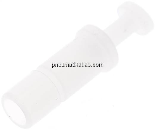 Verschlussstopfen für 10mm Steckanschlüsse, IQS-PVDF