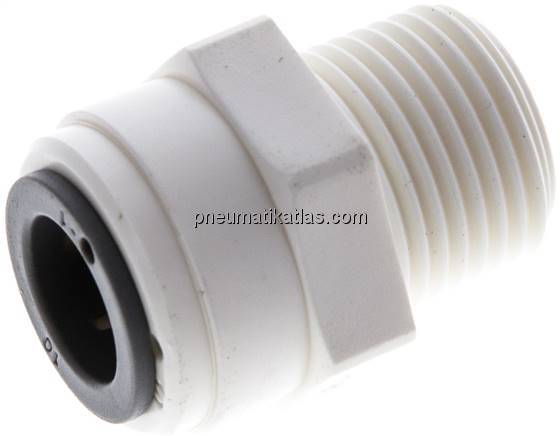 Gerader Steckanschluss R 3/8"-10mm, IQS-LE (EPDM-Dichtung)