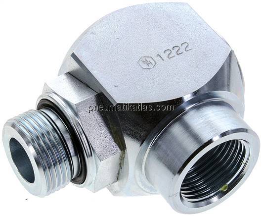 Hochdruck-Winkel-Drehgelenk G 1" Stahl verzinkt