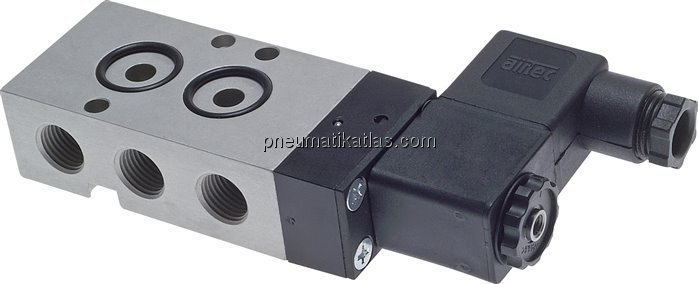 Exemplarische Darstellung: 5/2-Wege Magnetventil m