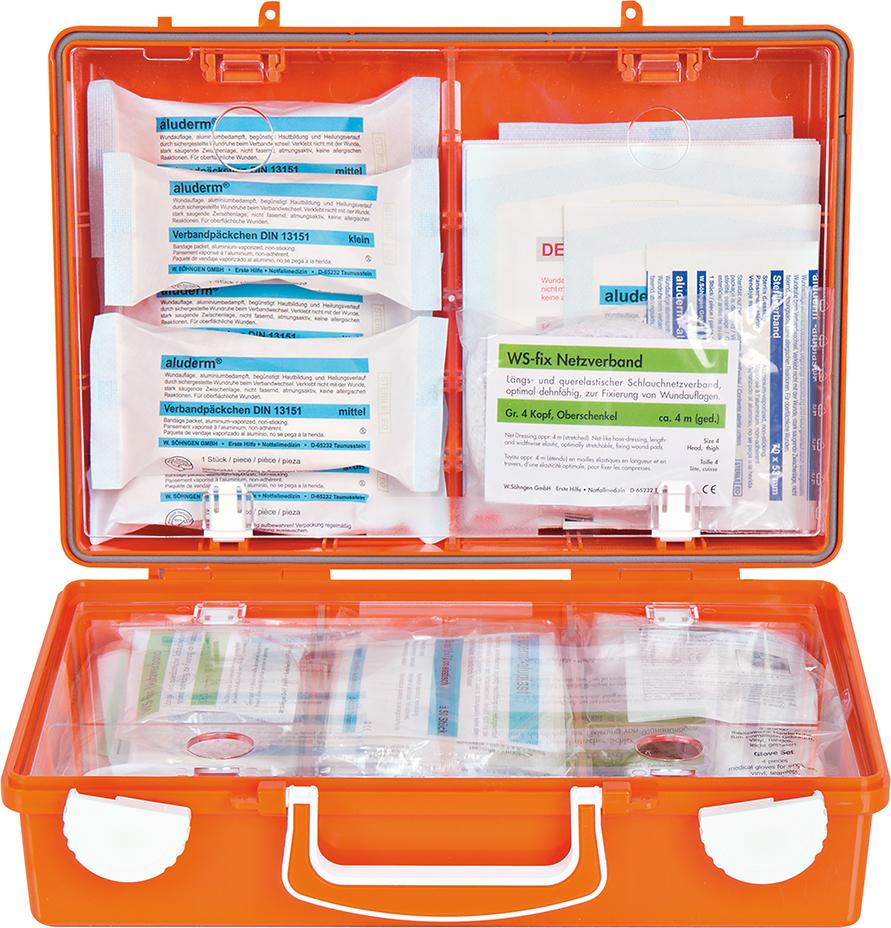 Erste-Hilfe-Koffer San, CDStandard,DIN13157m.Erw.