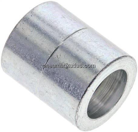 Pressanschluss Hülse 1 SN...W & 2 SN ...W (Schlauch geschält), 28,5 x 34 (Da x L