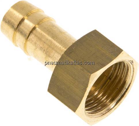 Aufschraub-Schlauchtülle G 3/8"-10mm, Messing