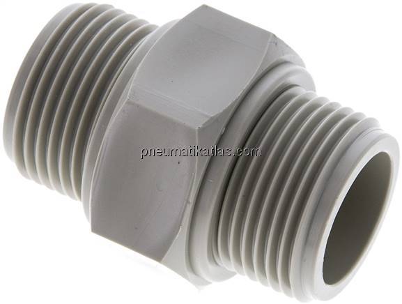 Doppelnippel G 1"-G 1", Polypropylen